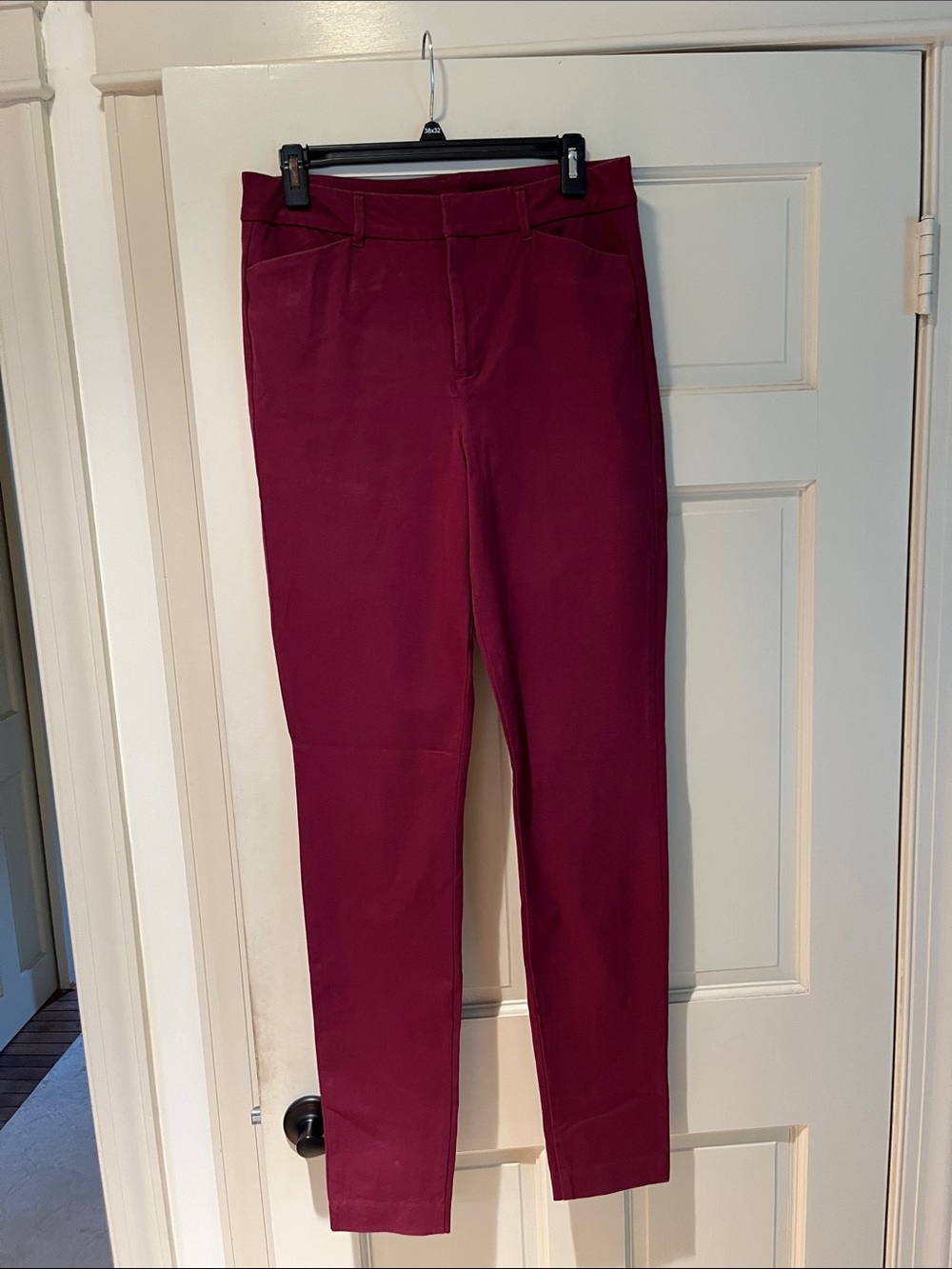 Old Navy Slim Burgundy Skinny Pants, size 8 tall